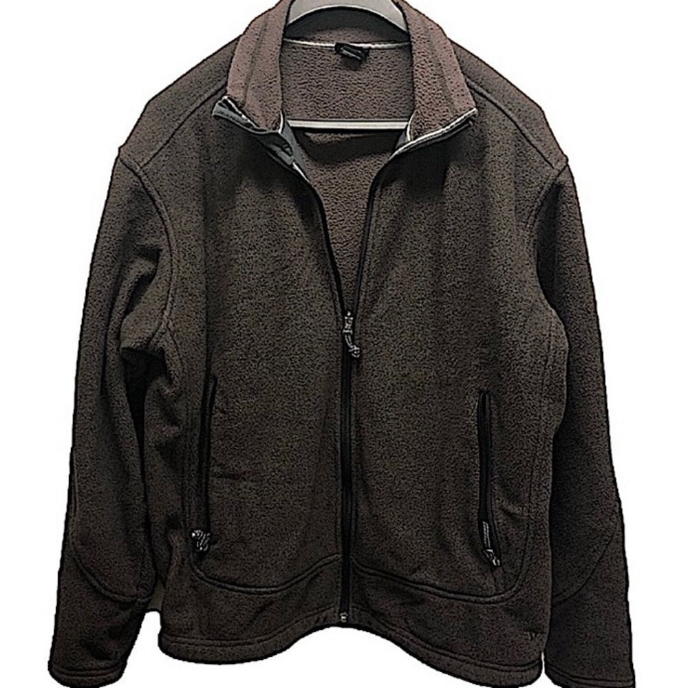 Sweater Full Zip Mens Size Large Normcore Classic Gorpcore Utility Pockets